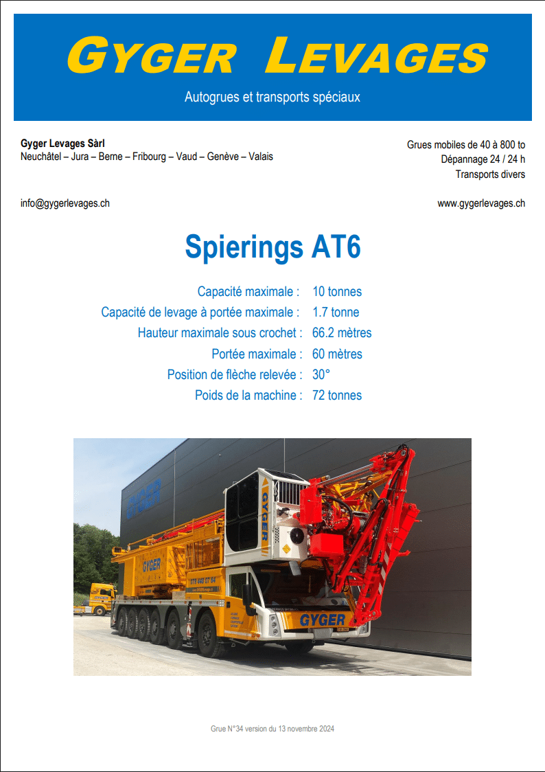 Image de Grues mobiles de construction AT6