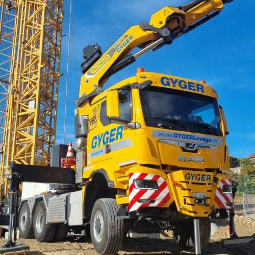 Camion-grue 58tm non porteur